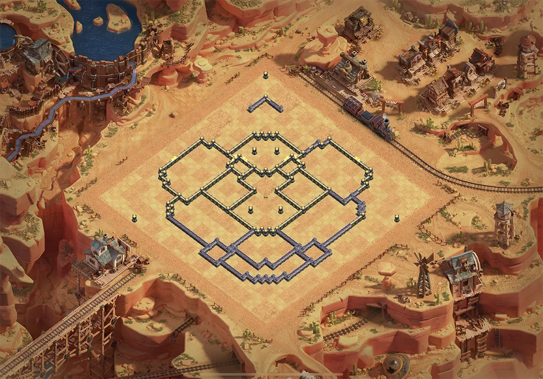 One of the Best Defensive Bases for TH 18 with Bomb Hive